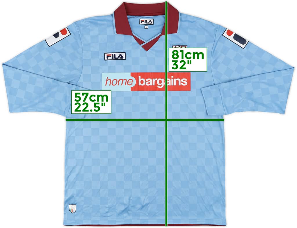 2013-14 Tranmere Rovers Away L/S Shirt - 10/10 - (L)