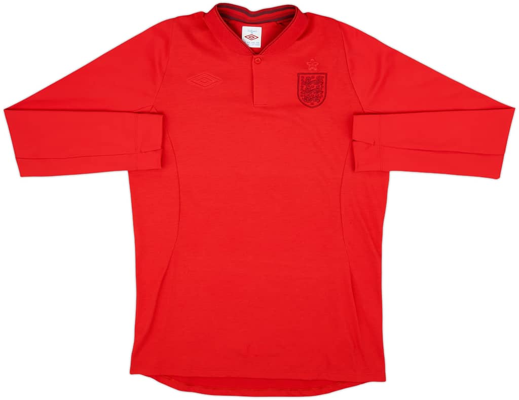 2010-11 England Special Edition Tonal L/S Shirt - 9/10 - (M)