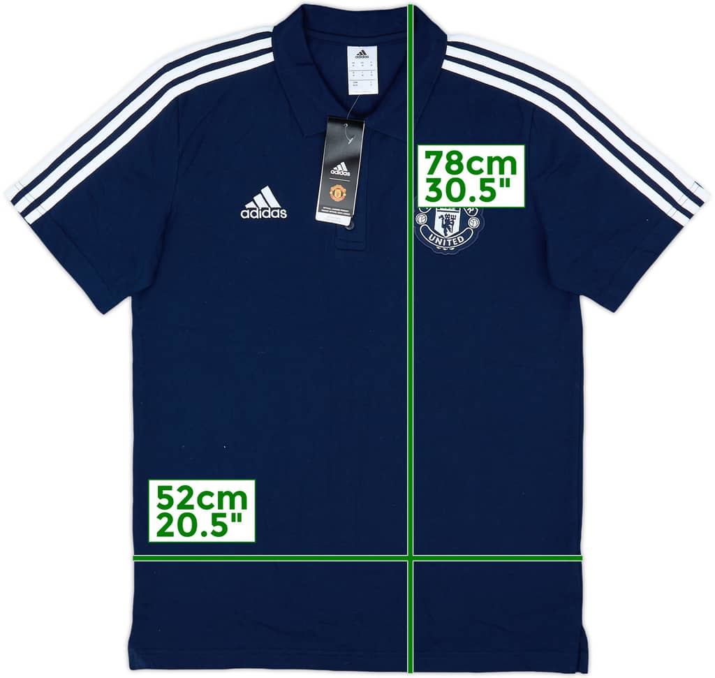 2018-19 Manchester United adidas Polo Shirt (M)