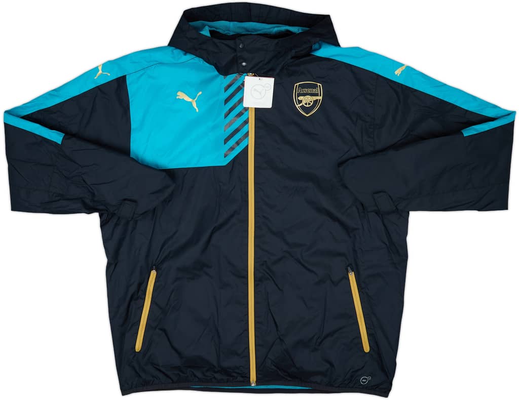 2015-16 Arsenal Puma Hooded Rain Jacket (XXL)