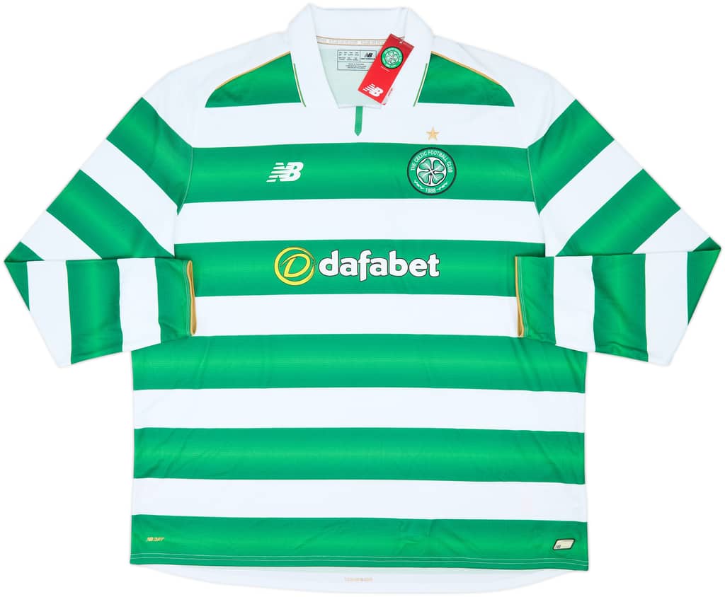 2016-17 Celtic Home L/S Shirt (3XL)