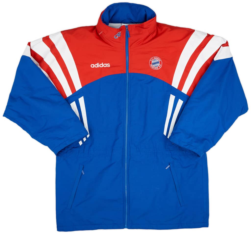 1995-96 Bayern Munich adidas Padded Bench Coat - 9/10 - (M/L)