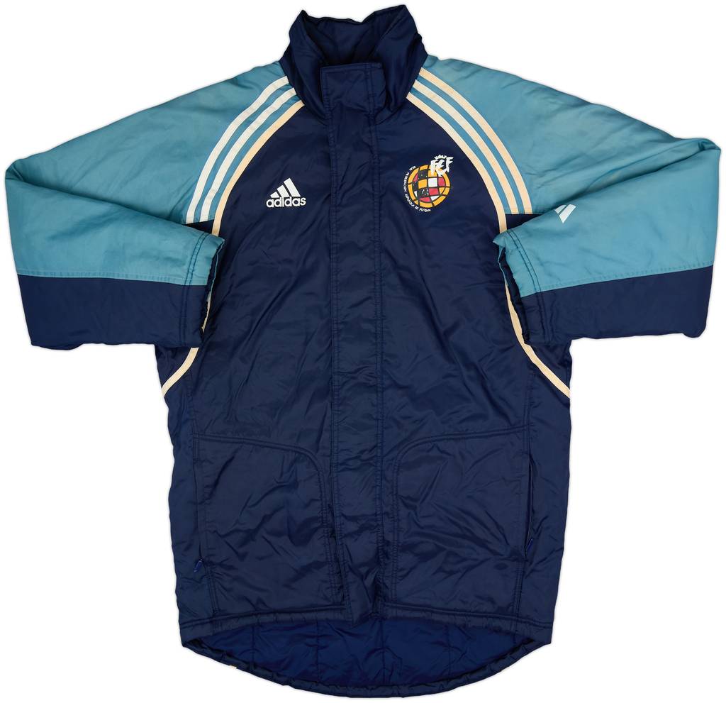 1998-00 Spain adidas Padded Bench Coat - 6/10 - (S)