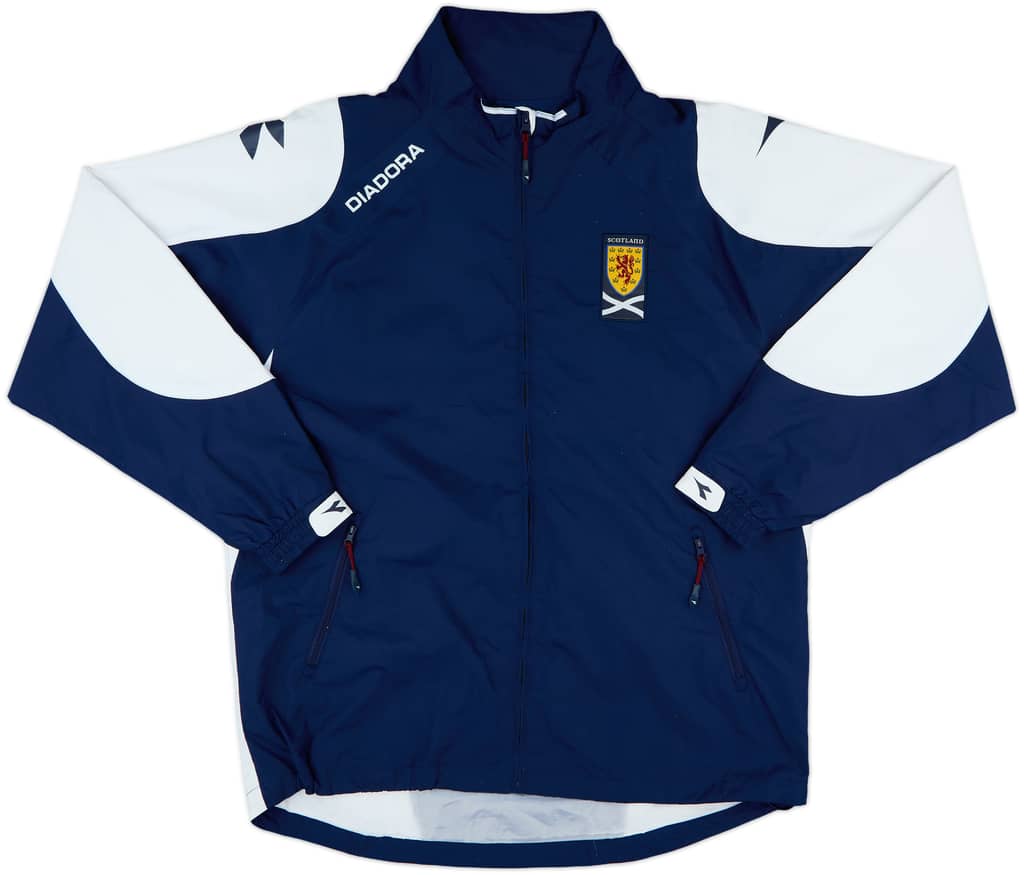 2006-07 Scotland Diadora Track Jacket - 8/10 - (L)