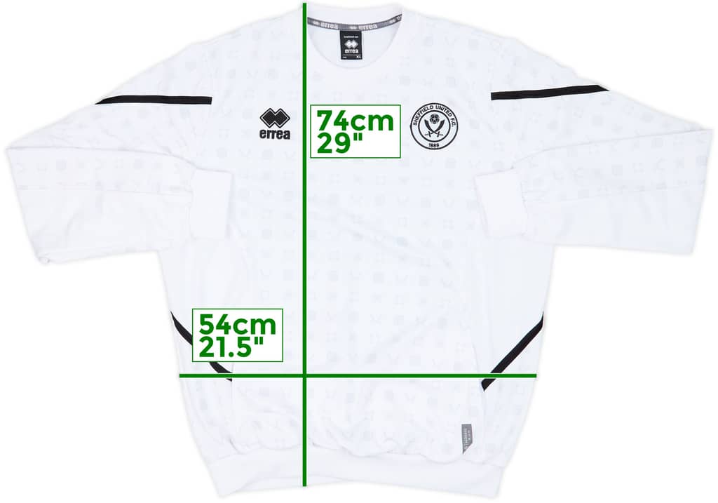 2022-23 Sheffield United Errea Sweat Top - 10/10 - (XL)