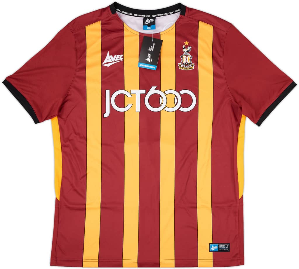 2019-20 Bradford City Home Shirt Reeves #8 (L)