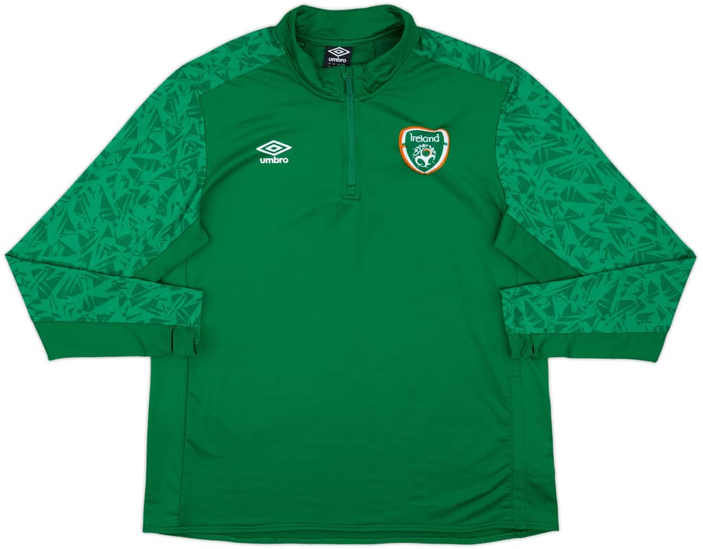 2020-21 Ireland Umbro 1/4 Zip Drill Top - 8/10 - (XXL)