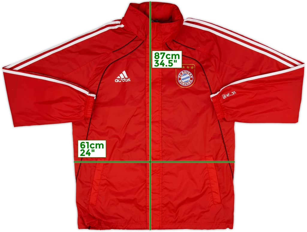 2010-11 Bayern Munich adidas Hooded Rain Jacket - 5/10 - (L)