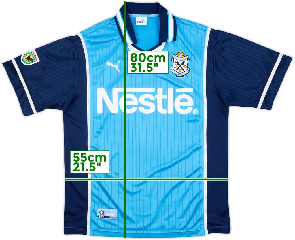 2000-01 Jubilo Iwata Home Shirt - 9/10 - (L)