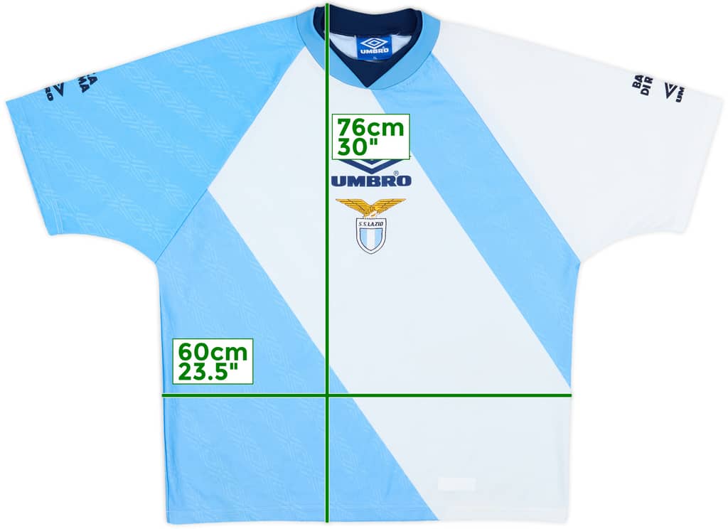 1994-95 Lazio Umbro Training Shirt - 8/10 - (XL)