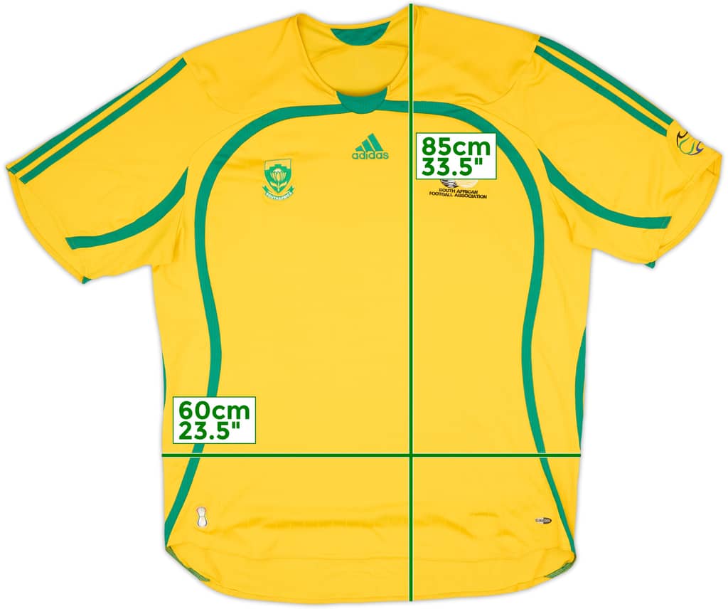 2006-09 South Africa Home Shirt - 8/10 - (XXL)