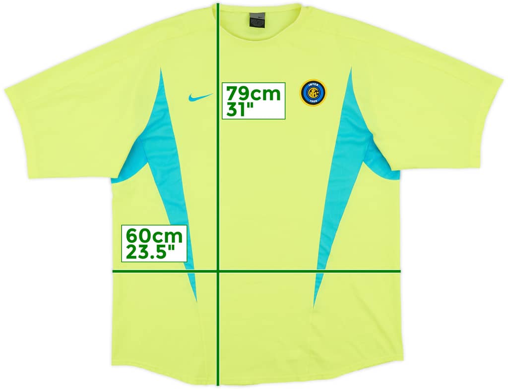 2002-03 Inter Milan Nike Training Shirt - 9/10 - (XL)