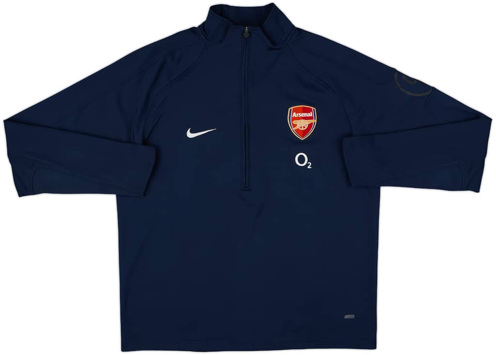 2005-06 Arsenal Nike 1/2 Zip Drill Top - 6/10 - (XL)