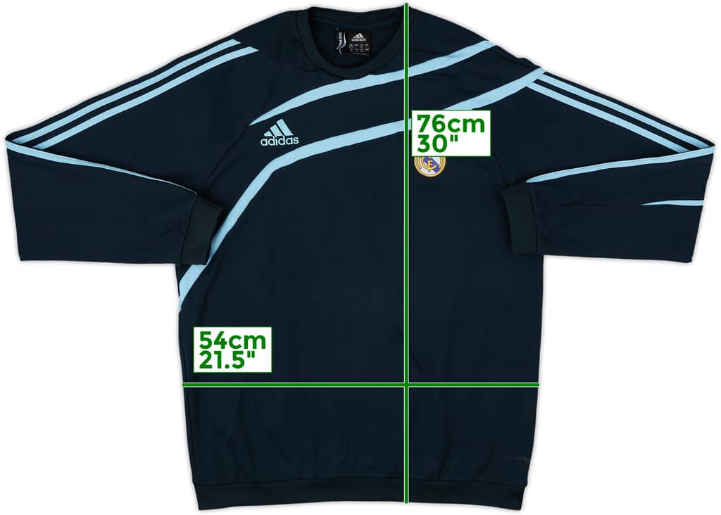 2009-10 Real Madrid adidas Sweat Top - 10/10 - (L)