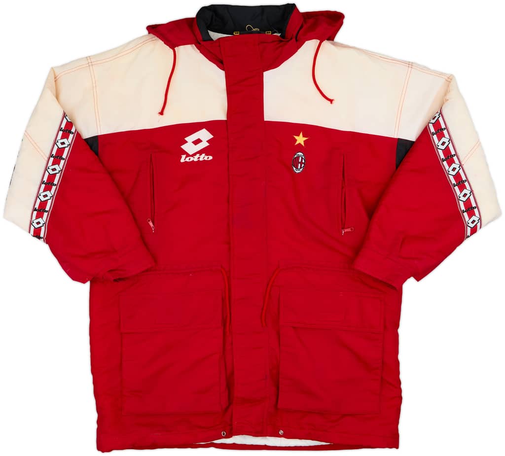 1993-95 AC Milan Lotto Padded Bench Coat - 6/10 - (XXL)