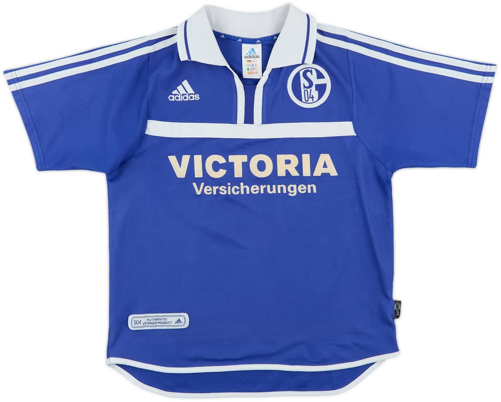 2001-02 Schalke Home Shirt - 8/10 - (M.Boys)