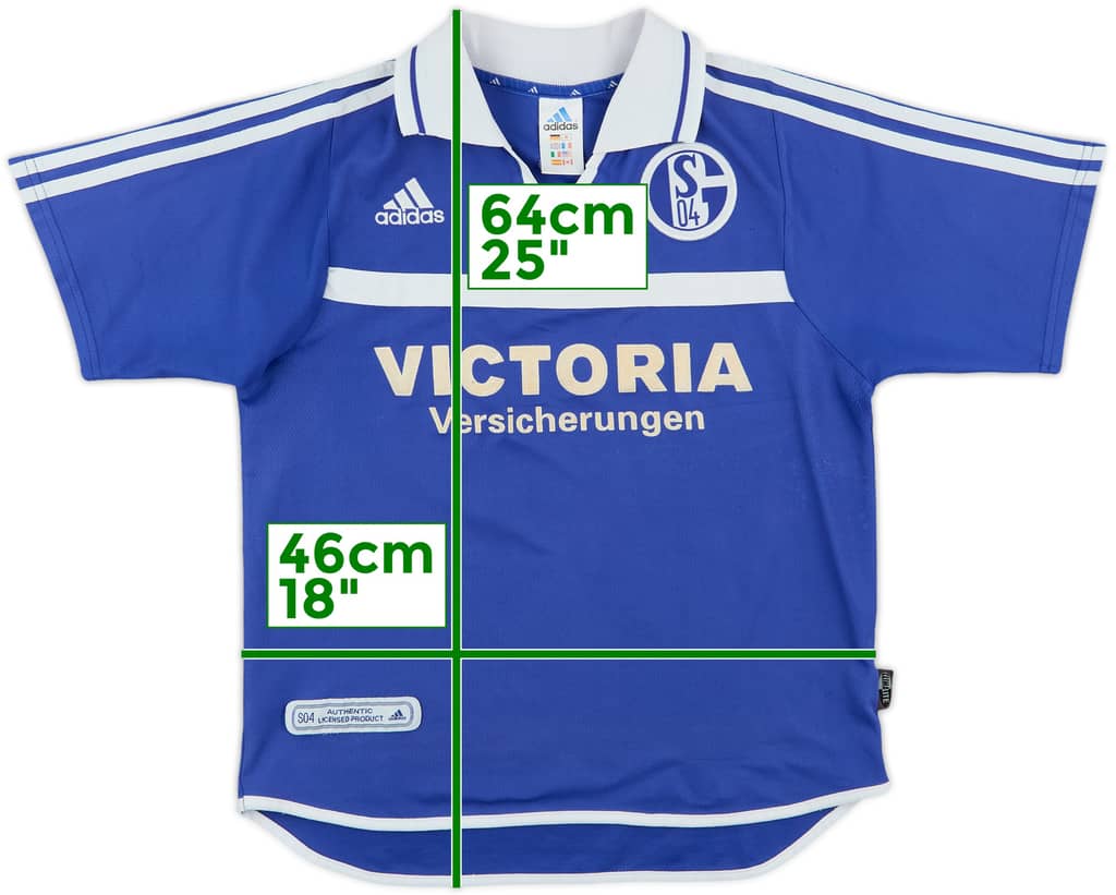 2001-02 Schalke Home Shirt - 8/10 - (M.Boys)