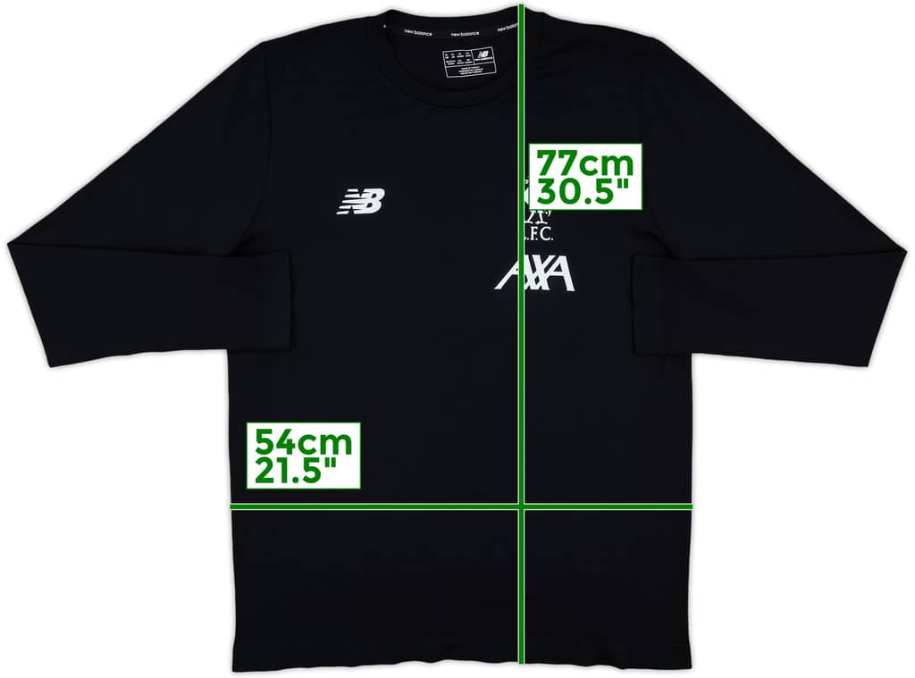 2019-20 Liverpool New Balance Training L/S Shirt - 10/10 - (XL)
