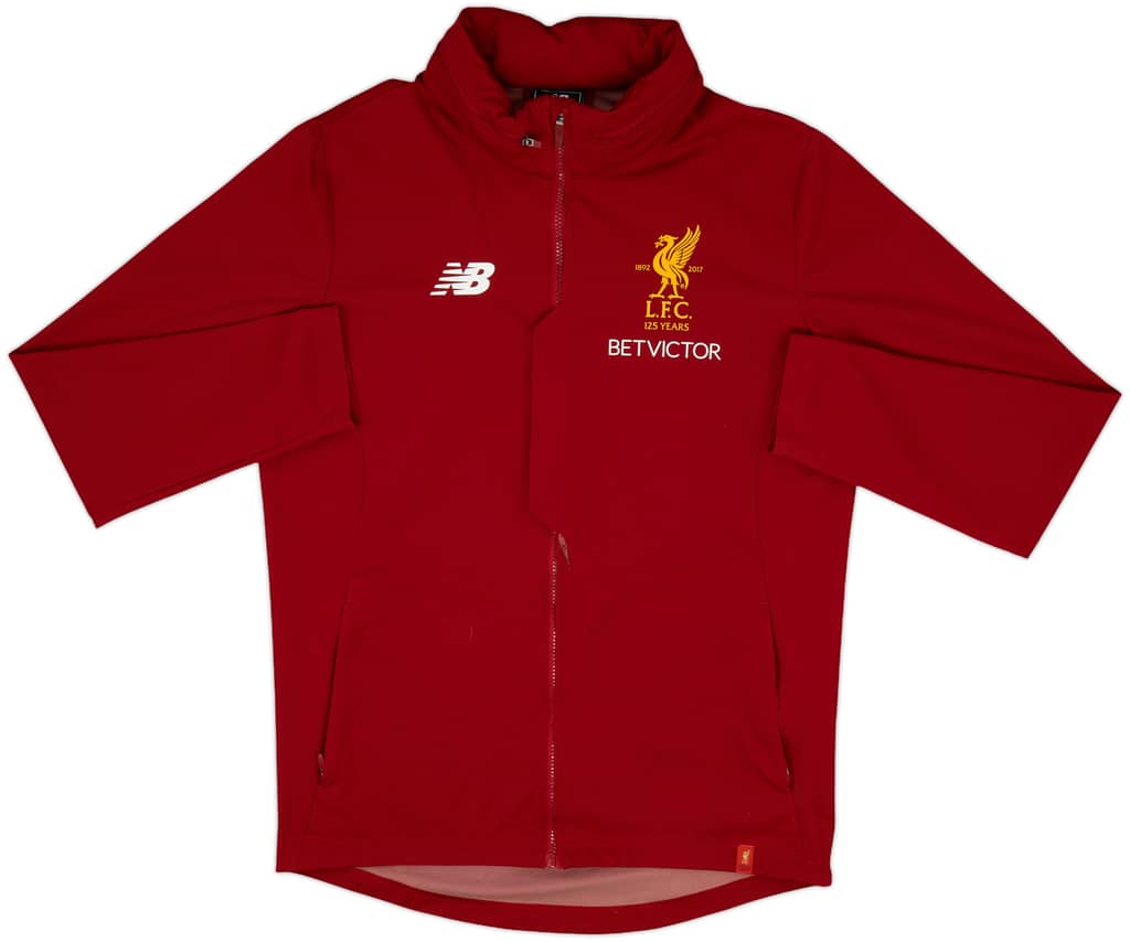 2017-18 Liverpool New Balance Hooded Track Jacket - 5/10 - (M)