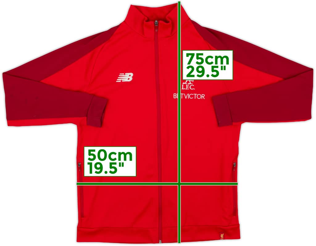 2018-19 Liverpool New Balance Track Jacket - 8/10 - (L)
