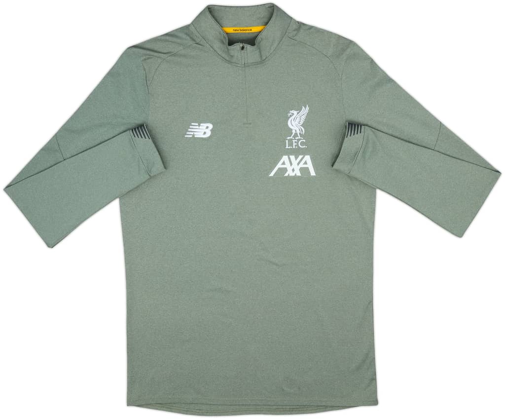 2019-20 Liverpool New Balance 1/4 Zip Training Top - 9/10 - (M)