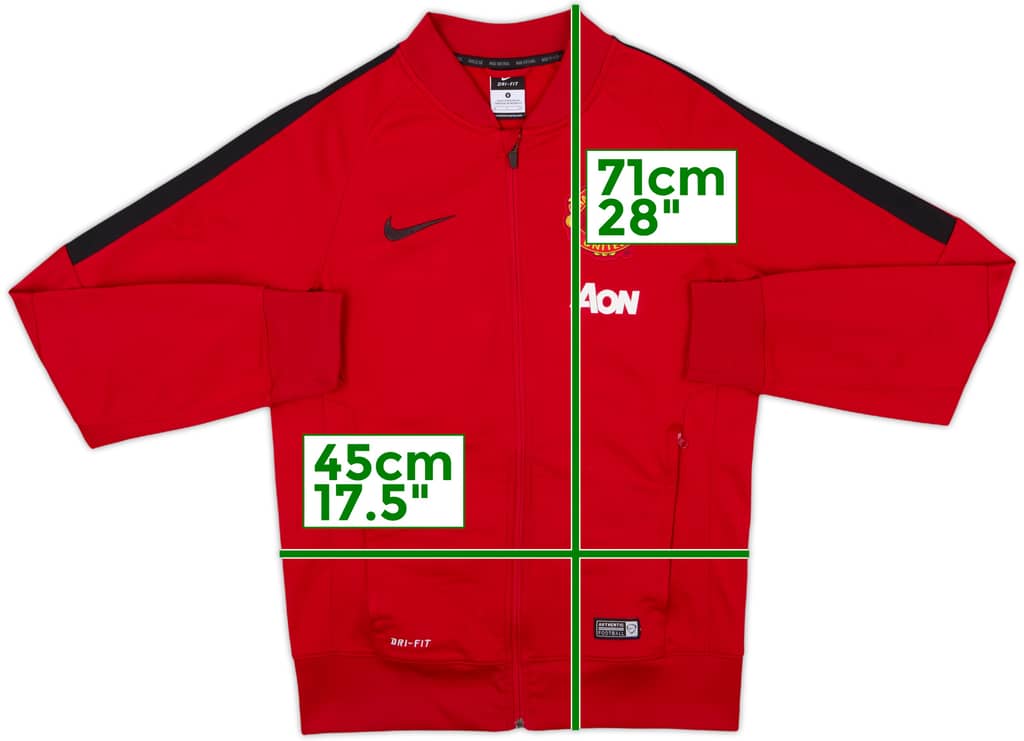 2014-15 Manchester United Nike Track Jacket - 8/10 - (S)