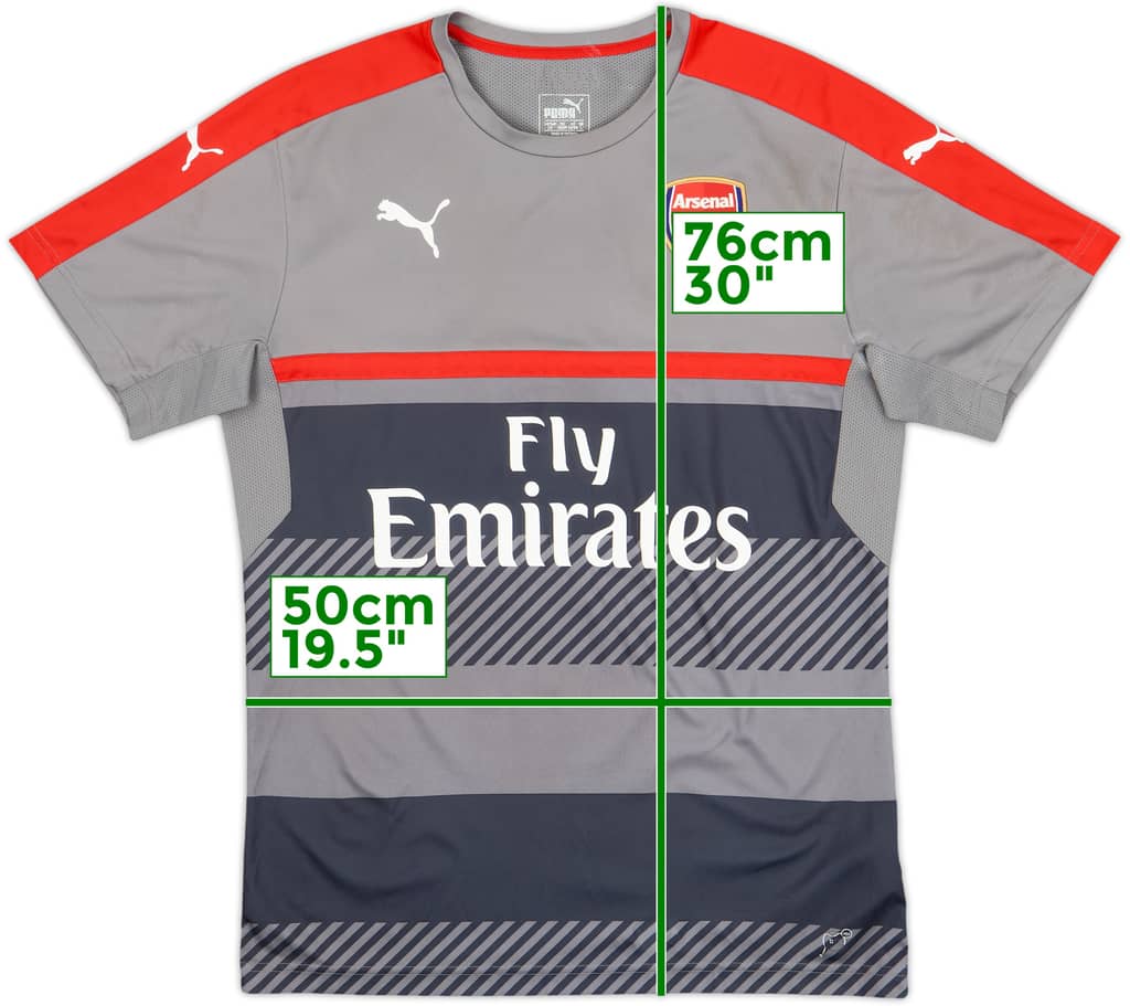 2015-16 Arsenal Puma Training Shirt - 8/10 - (L)