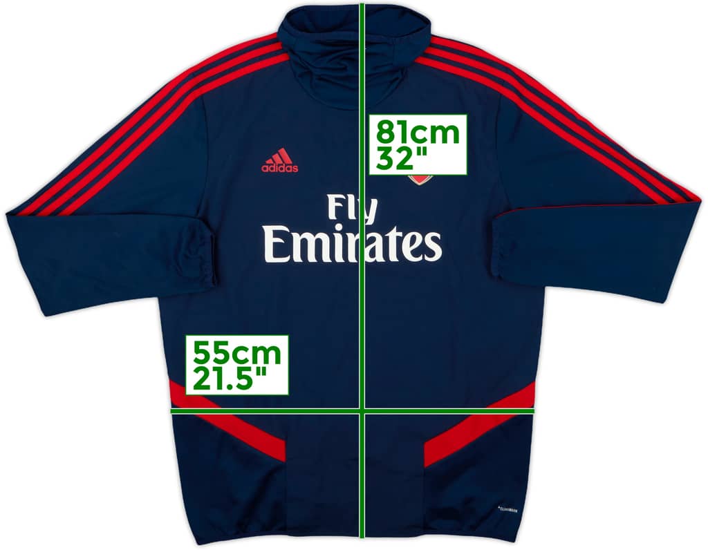 2019-20 Arsenal adidas Sweat Top - 8/10 - (L)