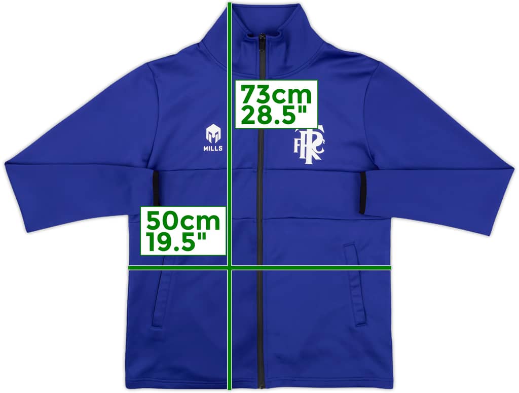 2023-24 Tranmere Rovers Mills Track Jacket - 7/10 - (S)