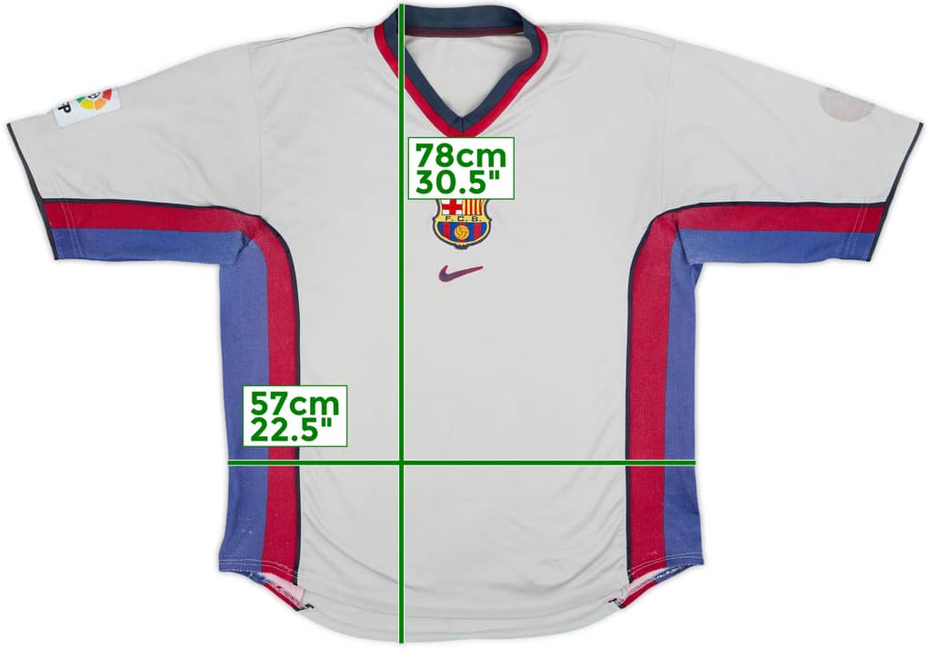 1998-01 Barcelona Away Shirt - 5/10 - (XL)