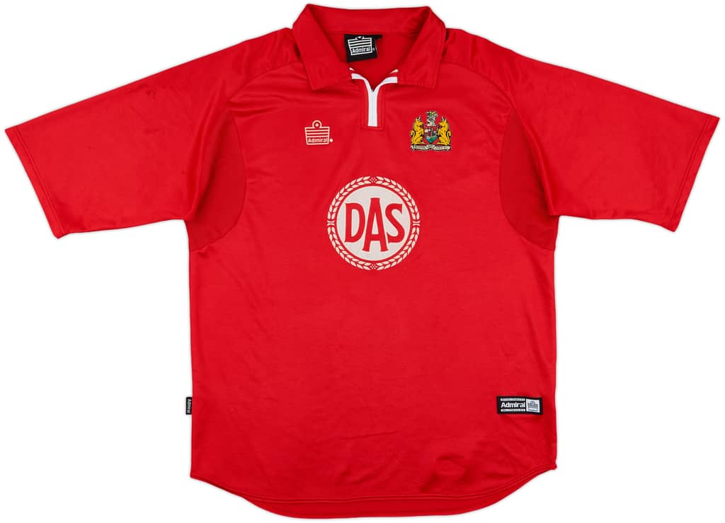 2001-02 Bristol City Home Shirt - 6/10 - (XL)