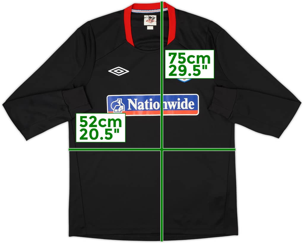 2010-11 England Umbro Training L/S Shirt - 7/10 - (M)