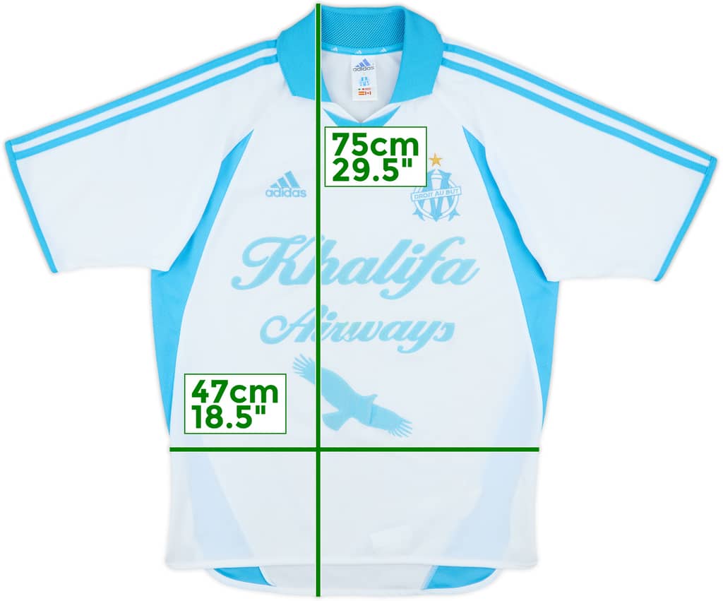 2001-02 Olympique Marseille Home Shirt - 6/10 - (S)