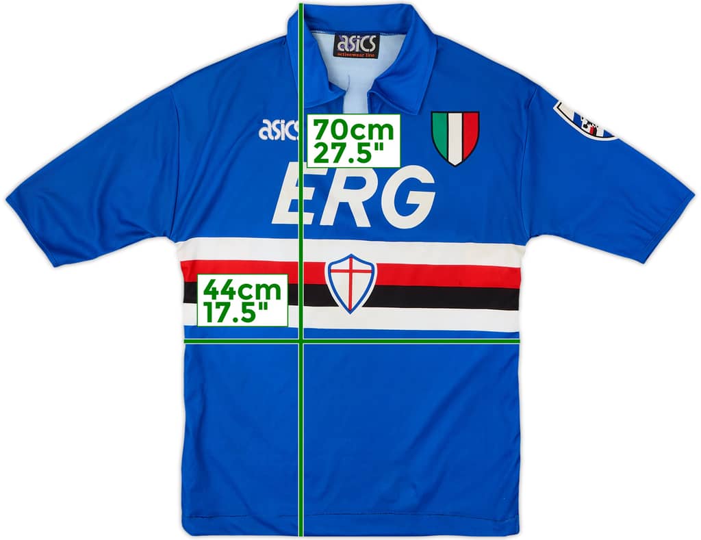 1991-92 Sampdoria Home Shirt - 6/10 - (S)