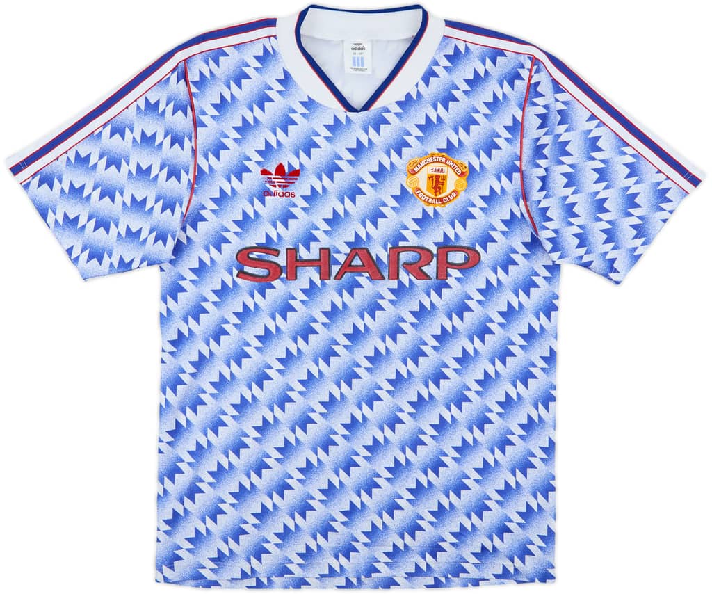 1990-92 Manchester United Away Shirt - 6/10 - (S)