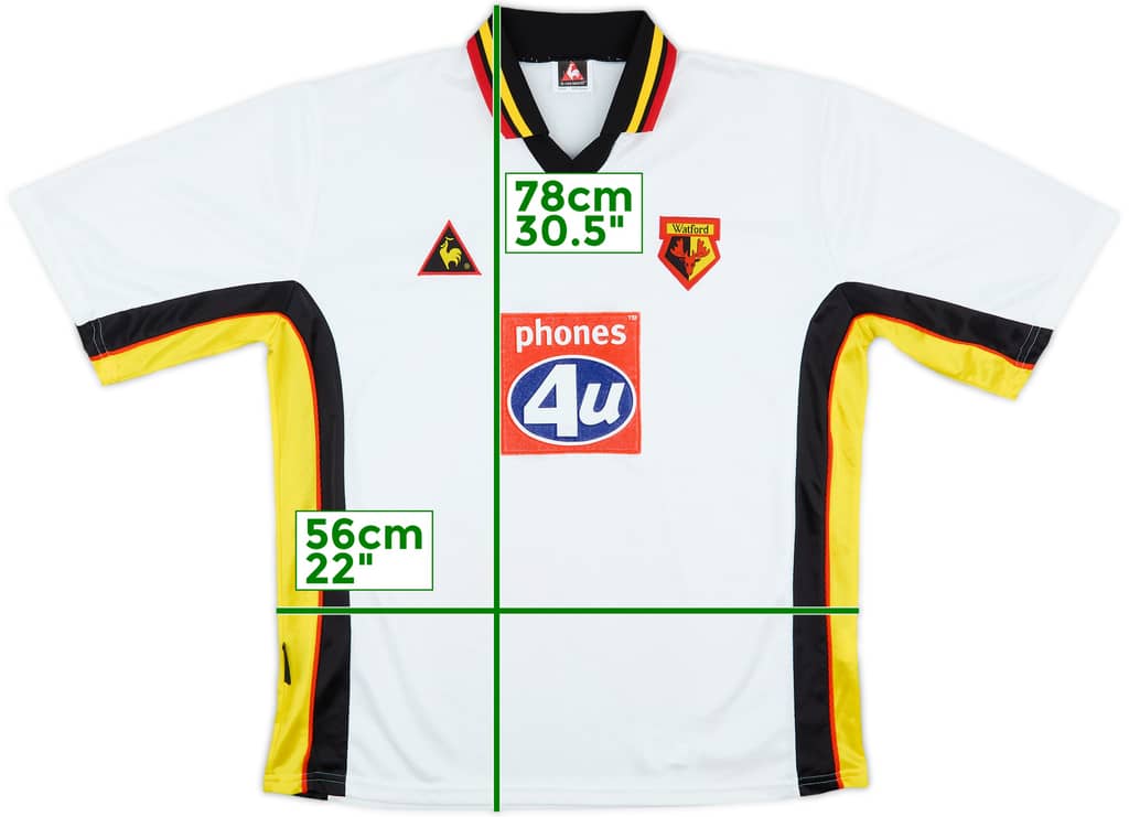 1999-2001 Watford Away Shirt - 8/10 - (L)