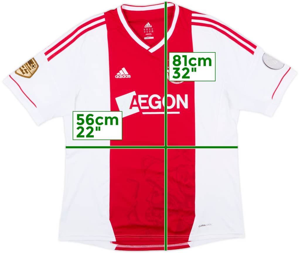 2012-13 Ajax Home Shirt - 6/10 - (XL)