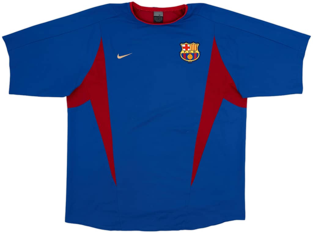 2002-03 Barcelona Nike Player Issue Training Shirt - 8/10 - (XL)