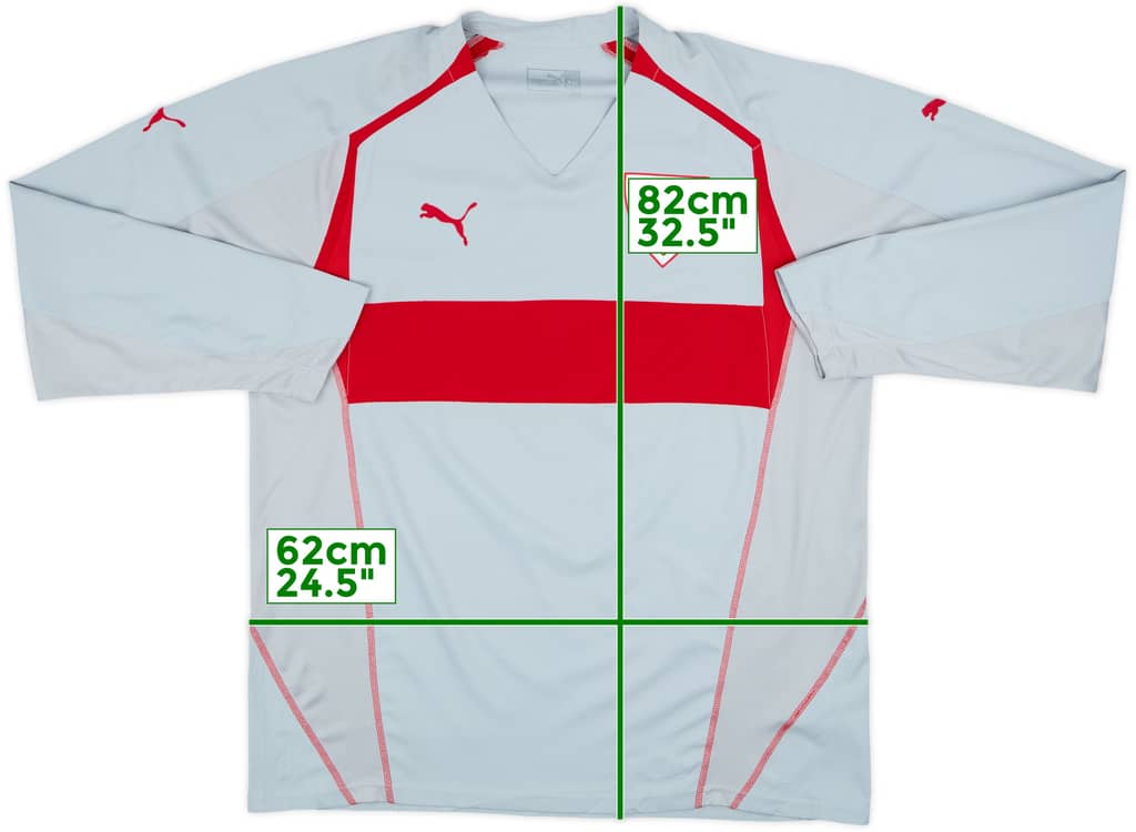 2004-05 Stuttgart Player Issue Third L/S Shirt - 7/10 - (XXL)