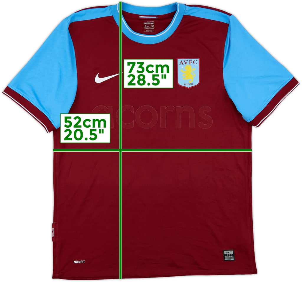 2009-10 Aston Villa Home Shirt - 4/10 - (M)