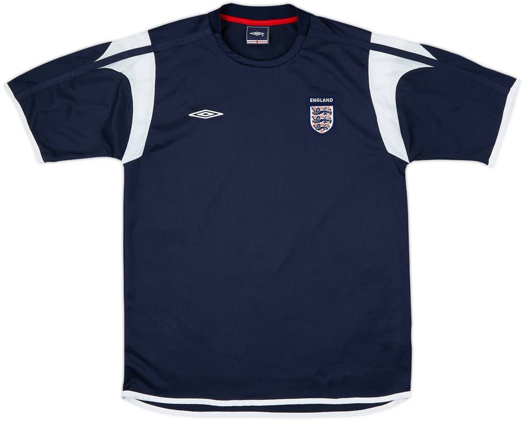 2005-06 England Umbro Training Shirt - 8/10 - (M)