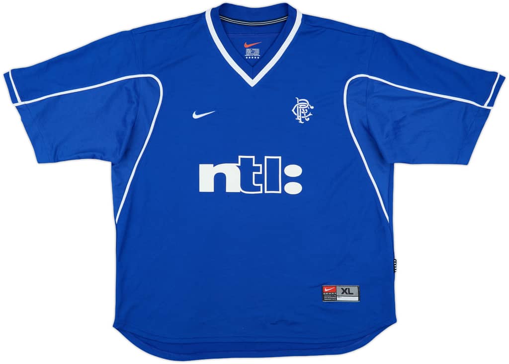 1999-01 Rangers Home Shirt - 6/10 - (XL)