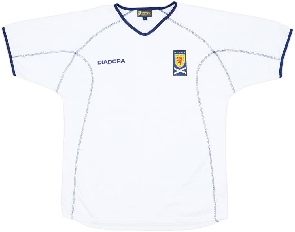 2003-05 Scotland Diadora Training Shirt - 10/10 - (L)