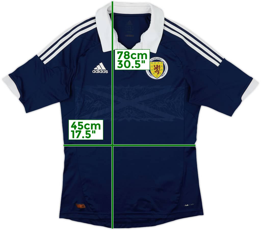 2011-13 Scotland Home Shirt - 8/10 - (M)