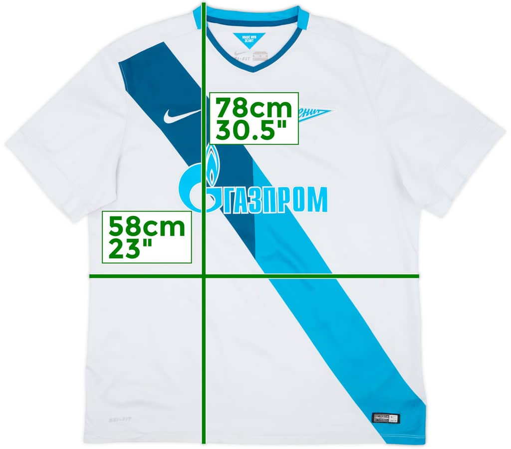 2014-15 Zenit St. Petersburg Away Shirt - 6/10 - (XL)