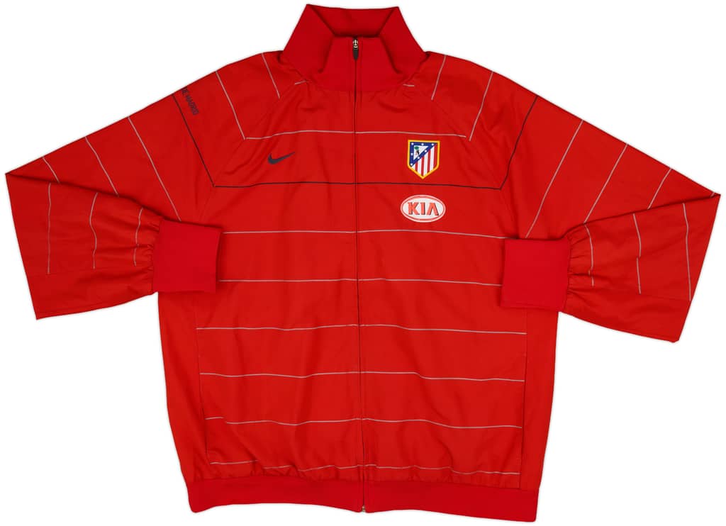2008-09 Atletico Madrid Nike Track Jacket - 9/10 - (XL)