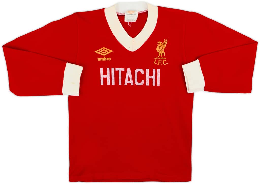1979-82 Liverpool Home L/S Shirt - 7/10 - (M.Boys)