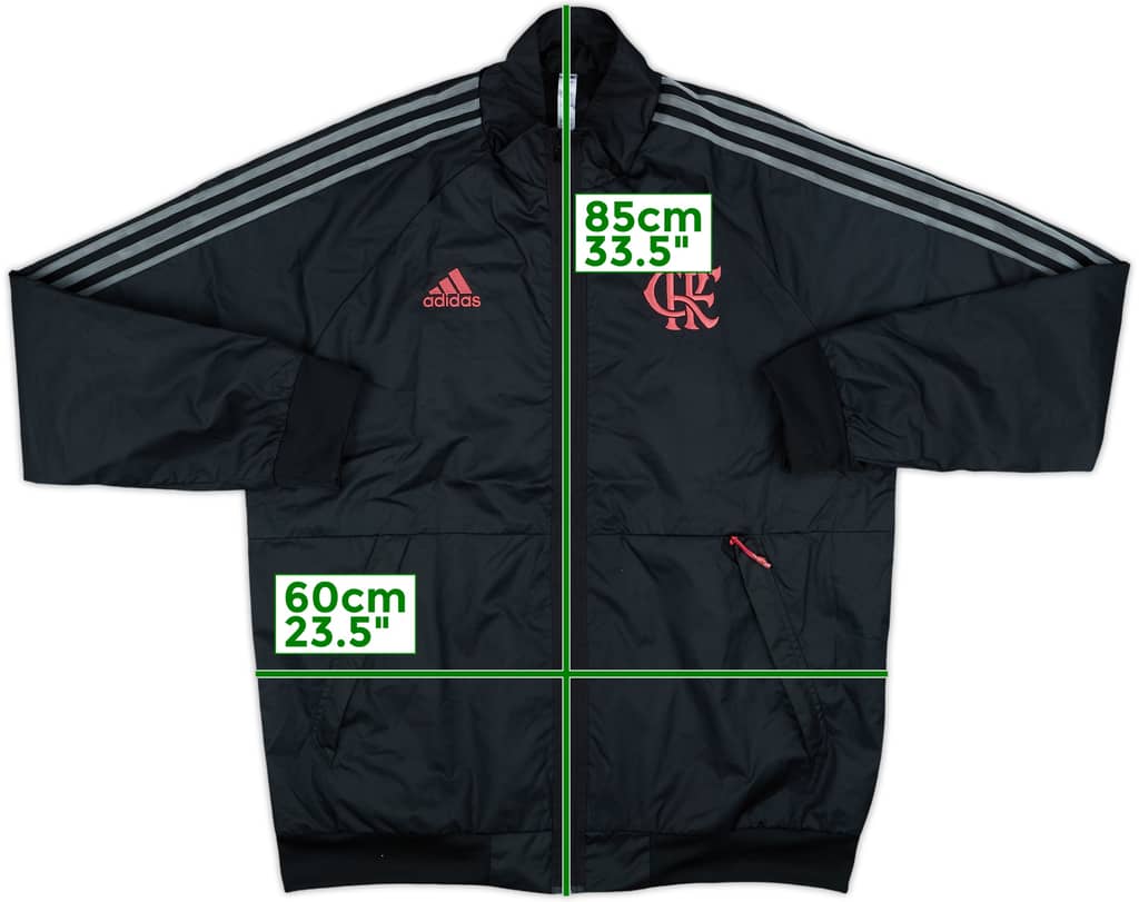 2020-21 Flamengo adidas Track Jacket - 9/10 - (L)