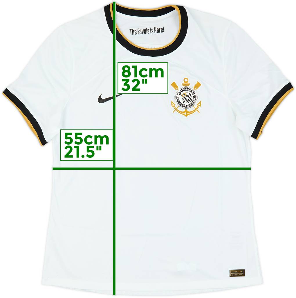 2022-23 Corinthians Player Issue Home Shirt - 10/10 - (XXL)