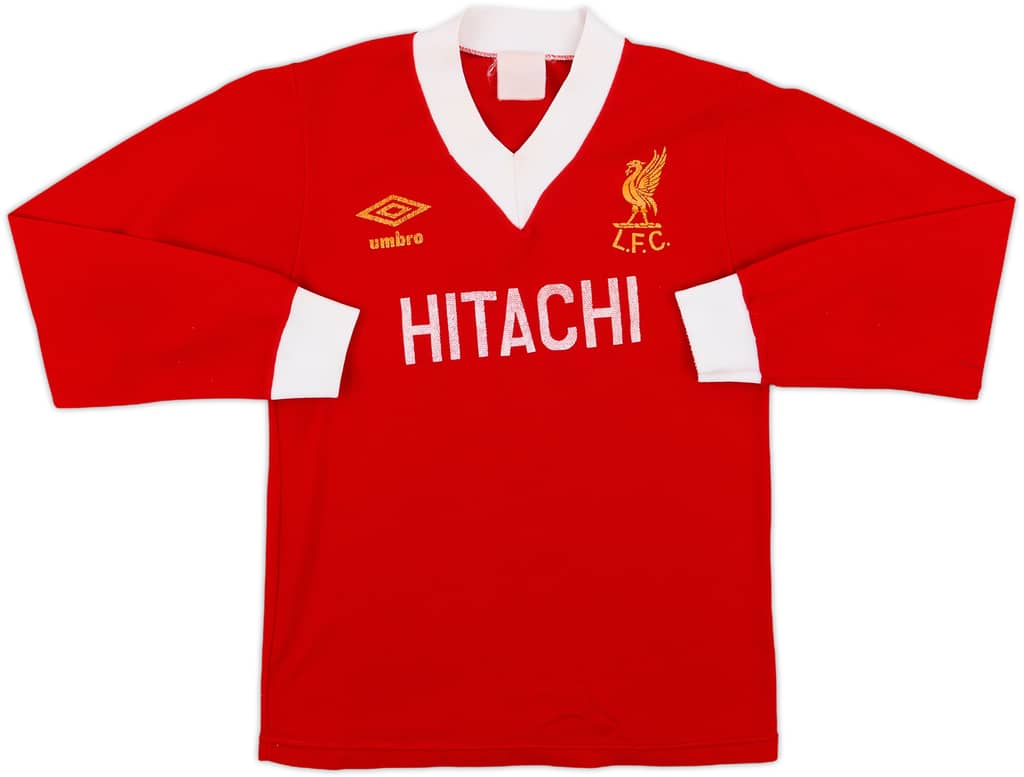 1979-82 Liverpool Home L/S Shirt - 8/10 - (L.Boys)